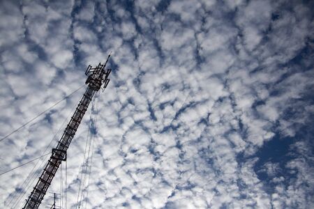 Communication tower use for mobile phone in Thailand