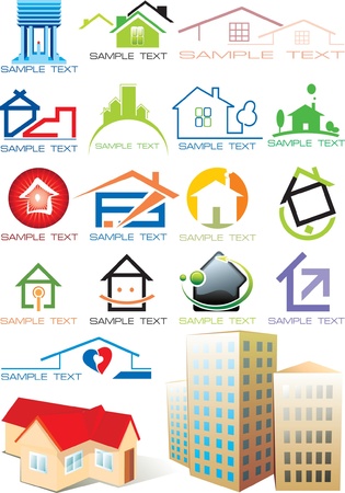 Logo of houseのイラスト素材