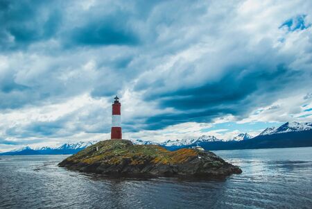 Lighthouse Les ?claireurs in Beagle Channel Ushuaia