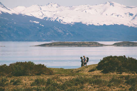 View of the Beagle Channelのeditorial素材