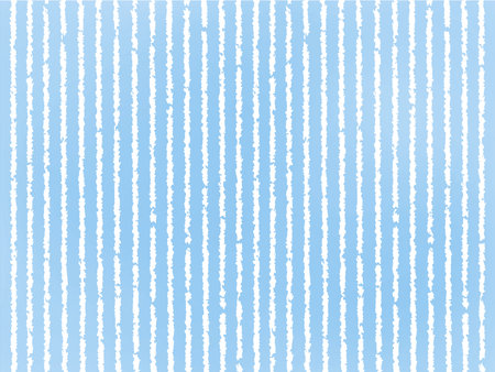 Background illustration of watercolor texture. Hand-painted stripes. The color is sky blue.のイラスト素材