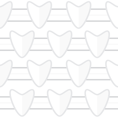 seamless white heart shape pattern background.のイラスト素材