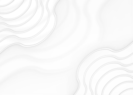 3d rendering. modern soft white curve wave pattern line on copy space background.