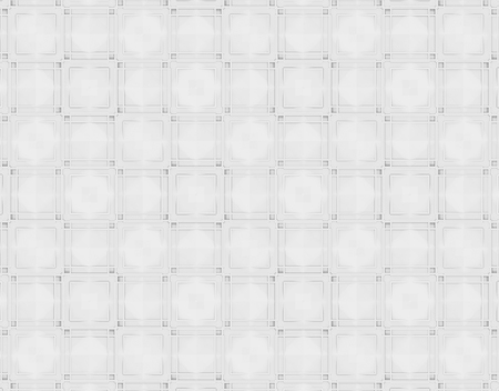 3d rendering. modern white light tone grid square art pattern wall for any deisgn background.の写真素材