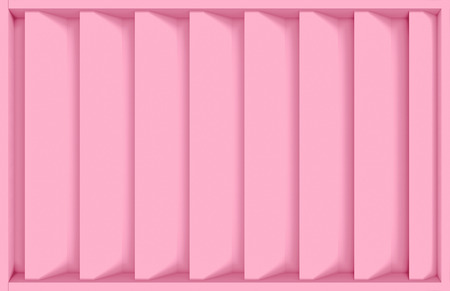 3d rendering. modern sweet pink vertical bar design wall background.の写真素材