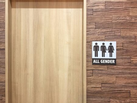 2017 MAY 22. SHIBUYA TOKYO JAPAN. The first equality sexuality toilet in JAPAN for transgender people from the famous store in japan, DONKEY HOTEI STOREのeditorial素材