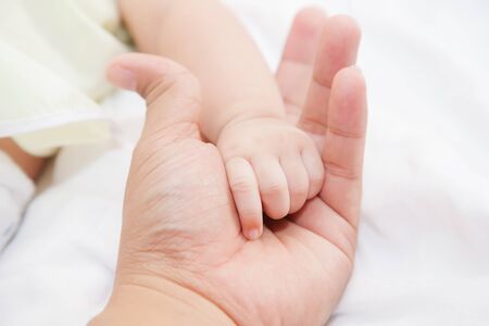Hand of babyの写真素材