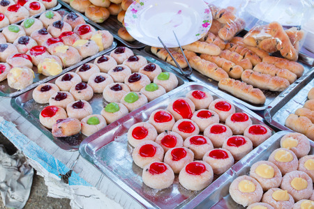 Kanom Krok ,Kind of Thai sweetmeat , thai dessertの写真素材