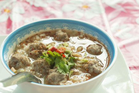 Breakfast with gruelの写真素材