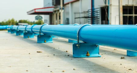 water PVC pipe section