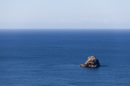 Rock in the middle of the sea