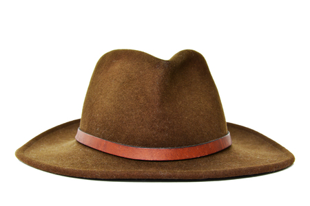 Dark Green cowboy hatの写真素材