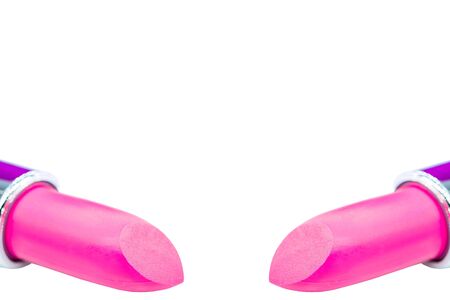lipstick isolated on white background,make up and beauty conceptの写真素材