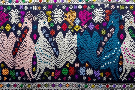 Textiles of Fabrics in the north of Thailand.の写真素材
