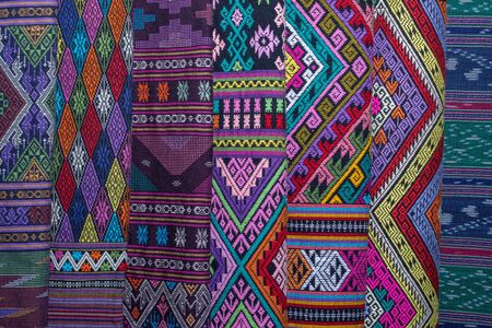 The varieties of Fabrics in the north of Thailand.の写真素材