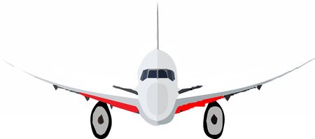 airplane model vector, model,above, object.のイラスト素材