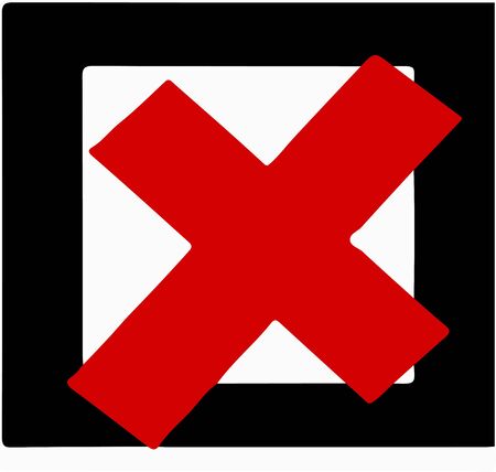 check in icon on white background