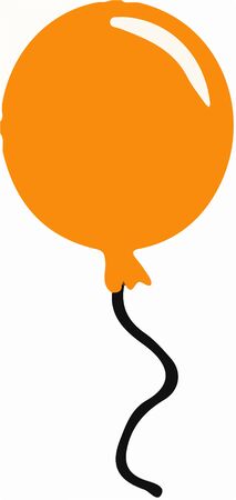 balloon icon on white backgroundのイラスト素材