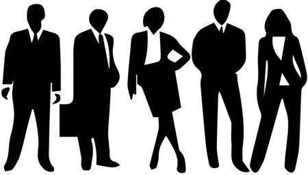 Business meeting vector iconのイラスト素材