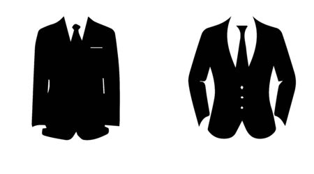 The business suit iconのイラスト素材