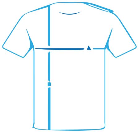 t-shirt icon on white backgroundのイラスト素材