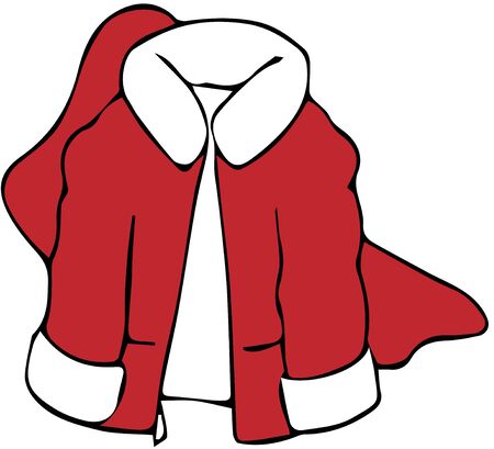 coat icon on white backgroundのイラスト素材