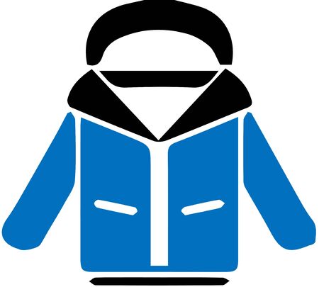 coat icon on white backgroundのイラスト素材