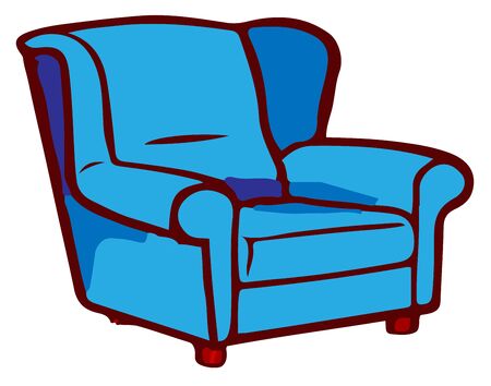 sofa icon on white backgroundのイラスト素材