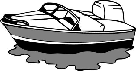 ship icon on white backgroundのイラスト素材