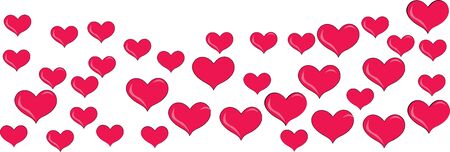 love background with red heart