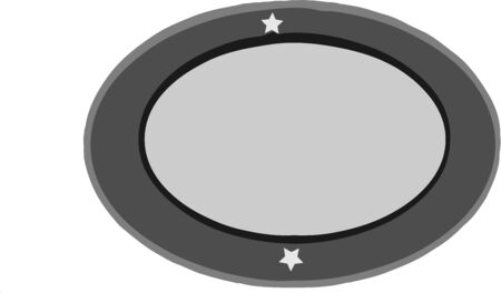 dish icon on white backgroundのイラスト素材