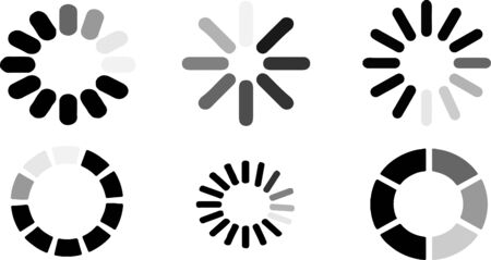loading icon on white background