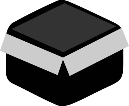 box icon on white backgroundのイラスト素材