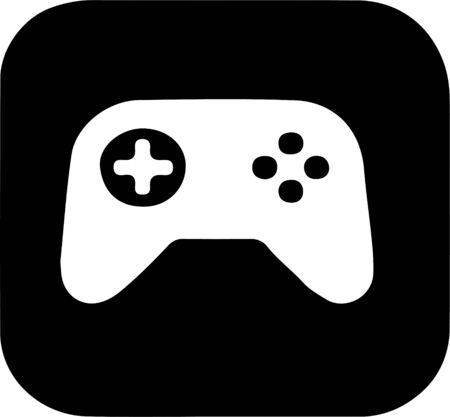 game icon on white backgroundのイラスト素材