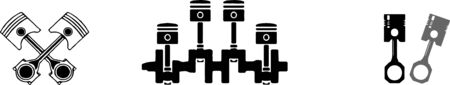 engine icon isolated on white background