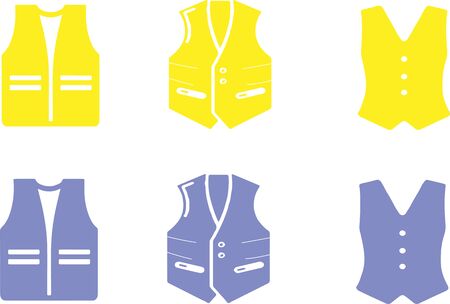 waistcoat icon isolated on backgroundのイラスト素材