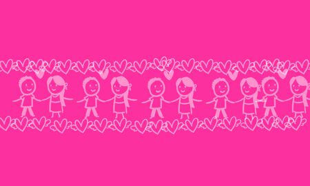 Valentine day and love backgroundの写真素材