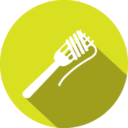 noodle icon isolated on background