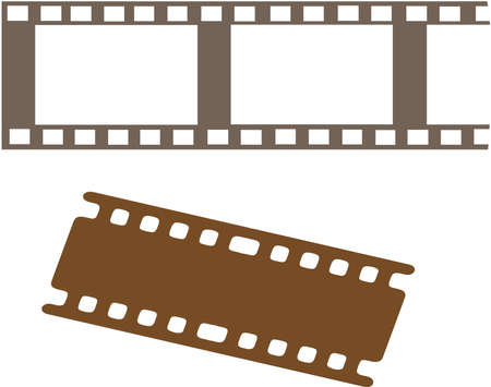 movie icon on white backgroundのイラスト素材