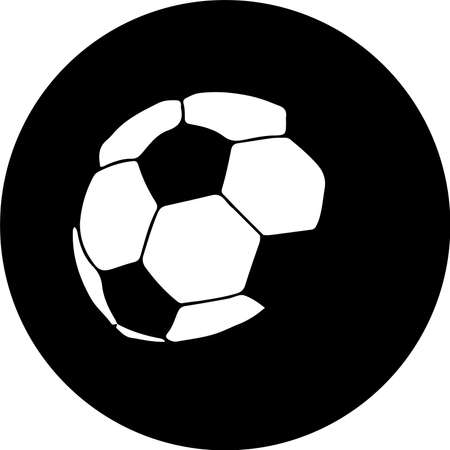 football vector illustration isolated on backgroundのイラスト素材