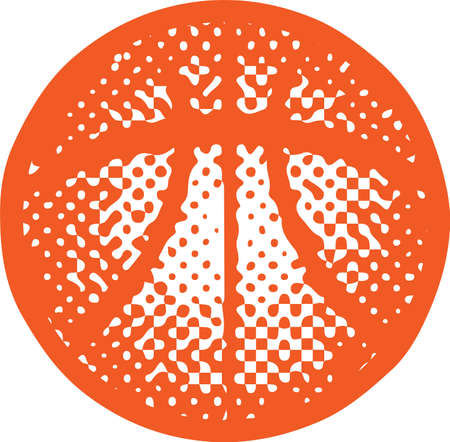 basketball vector illustration isolated on backgroundのイラスト素材