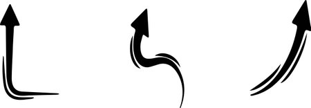 arrow icon isolated on white backgroundのイラスト素材