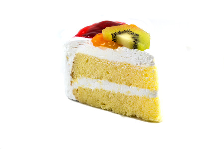 Cake isolated on white backgroundの写真素材