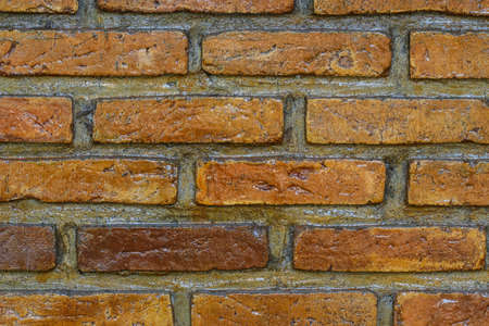 Close up of a brick-wall, texture backgroundの写真素材