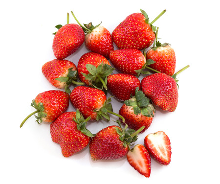 strawberry isolated on white Backgroundの写真素材