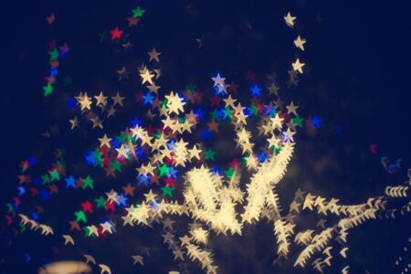 Light blur bokeh , bokeh background. - vintage effect style picturesの写真素材