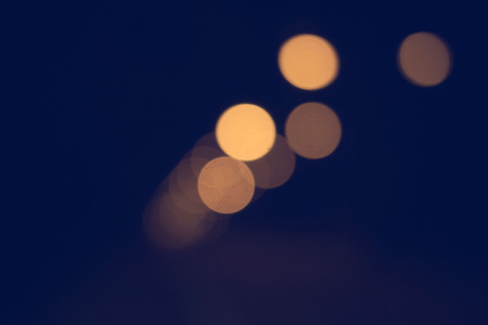 City night light blur bokeh , bokeh background. - vintage effect style picturesの写真素材