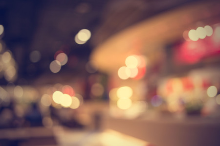 Blurred image of shopping mall and bokeh background- vintage effect style pictures.の写真素材