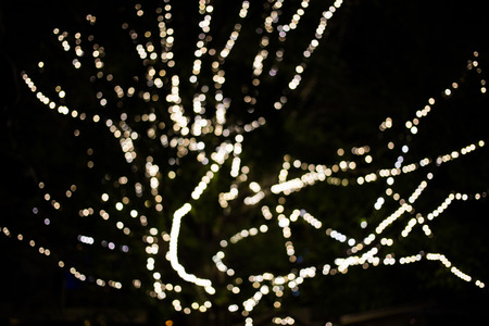 City night light blur bokeh , bokeh background.の写真素材