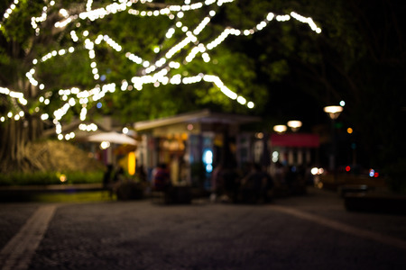 City night light blur bokeh , bokeh background.の写真素材